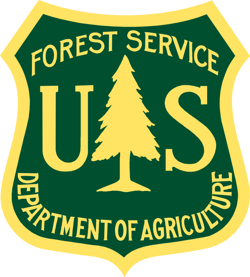 A forest service logo is shown.